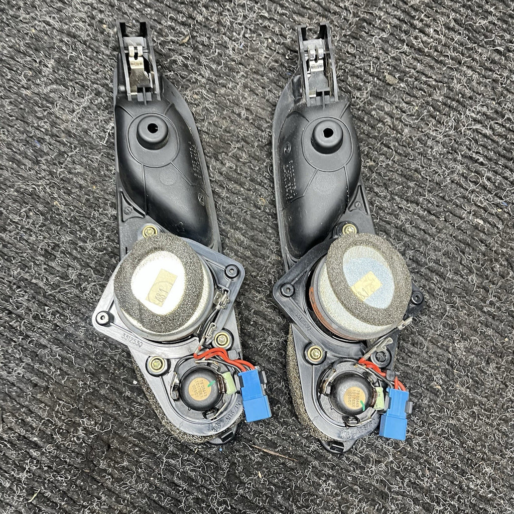☑️ 01-06 BMW E46 325CI 330CI M3 HARMON KARDON HK TWEETER DOOR HANDLES PAIR SET