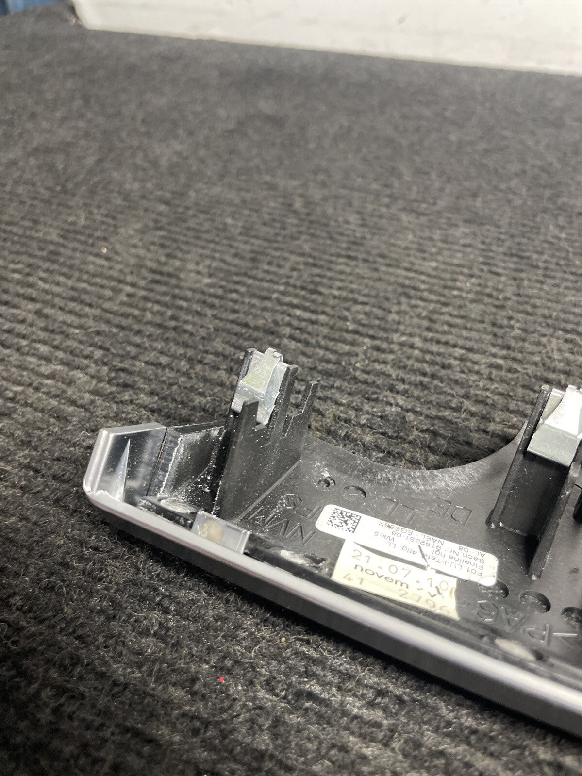 ☑️ 09-15 BMW F01 Left headlight switch bezel headlight switch unit OEM 9204068