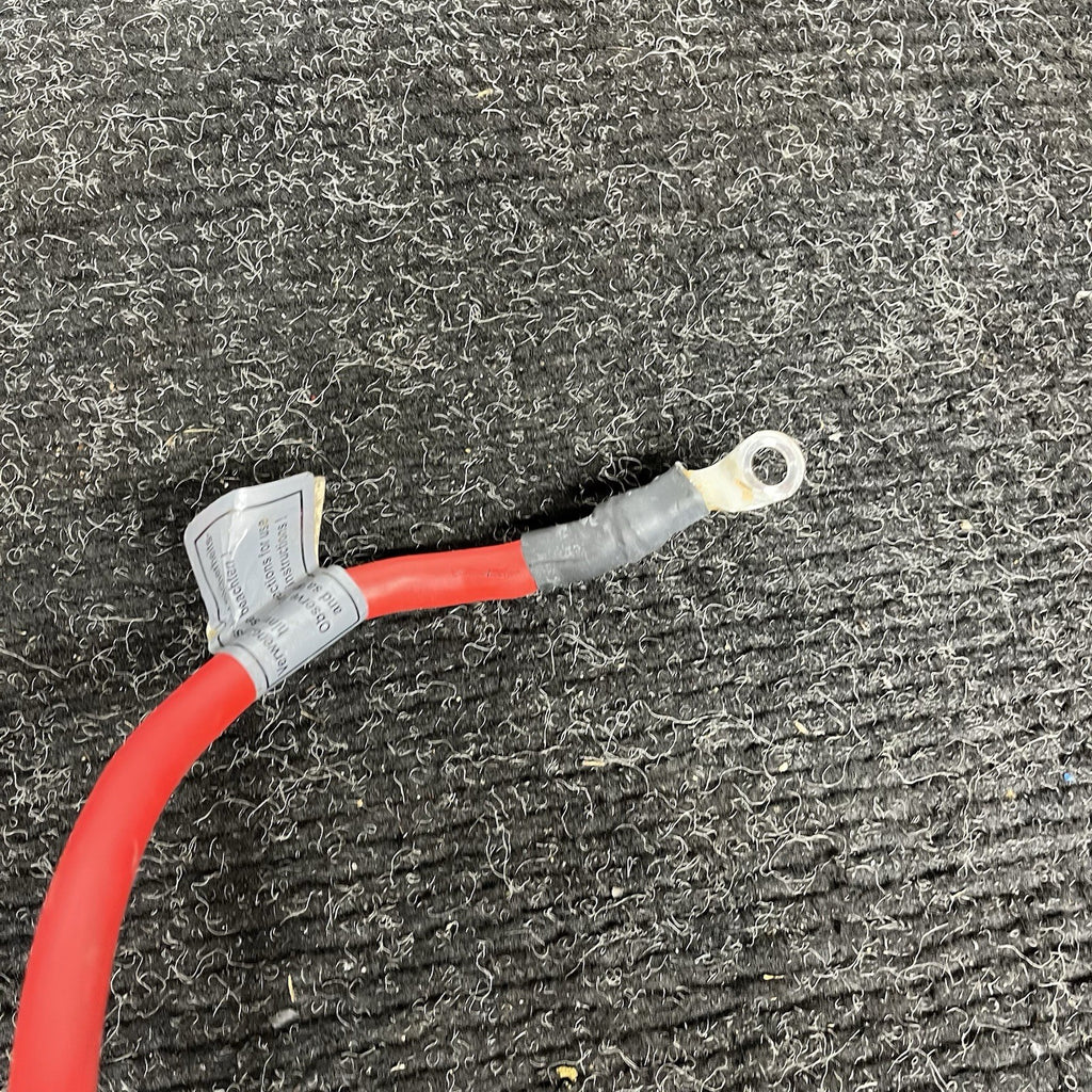 ☑️ 06-13 OEM BMW E82 E90 E92 M3 Battery Plus Pole Terminal Positive Red Cable