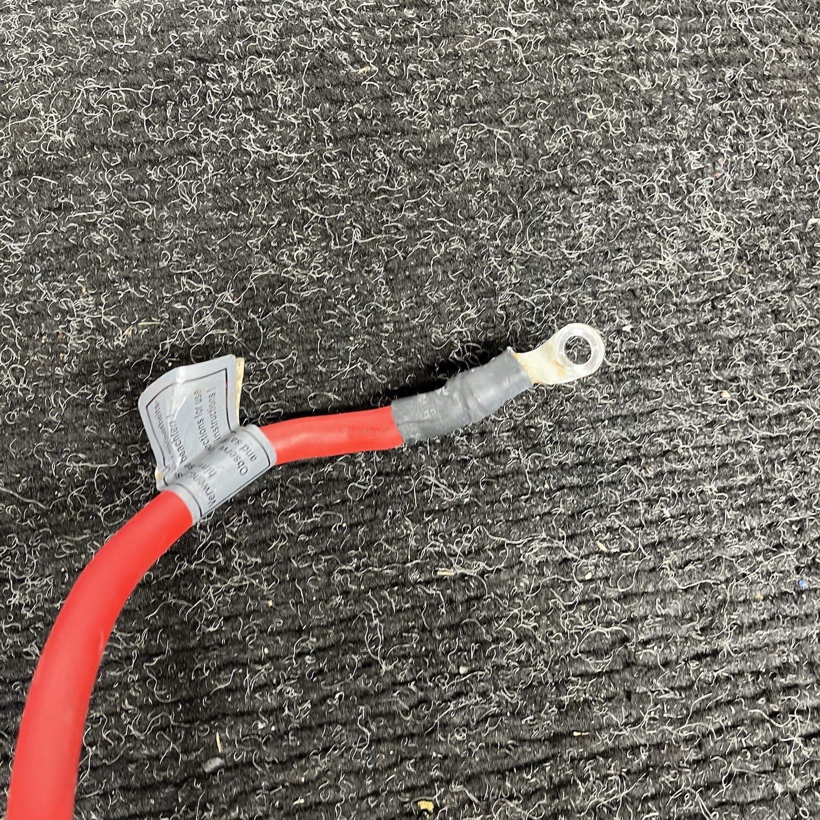 ☑️ 06-13 OEM BMW E82 E90 E92 M3 Battery Plus Pole Terminal Positive Red Cable