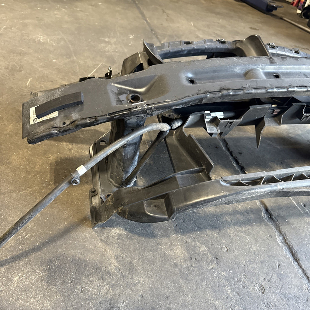 ☑️ Front Core Radiator Support OEM BMW E82 E88 135i 128i W/ REINFORCEMENT BAR
