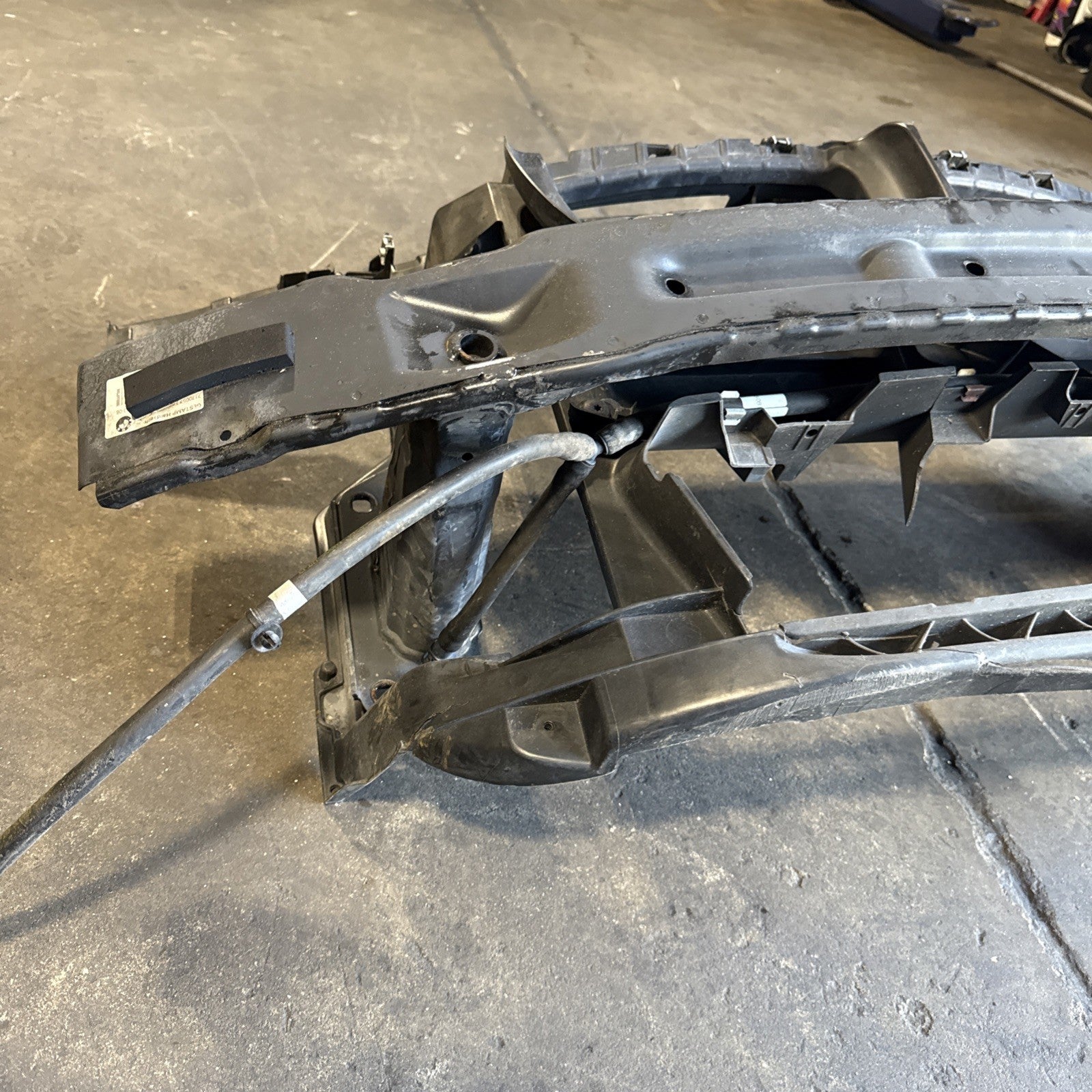 ☑️ Front Core Radiator Support OEM BMW E82 E88 135i 128i W/ REINFORCEMENT BAR