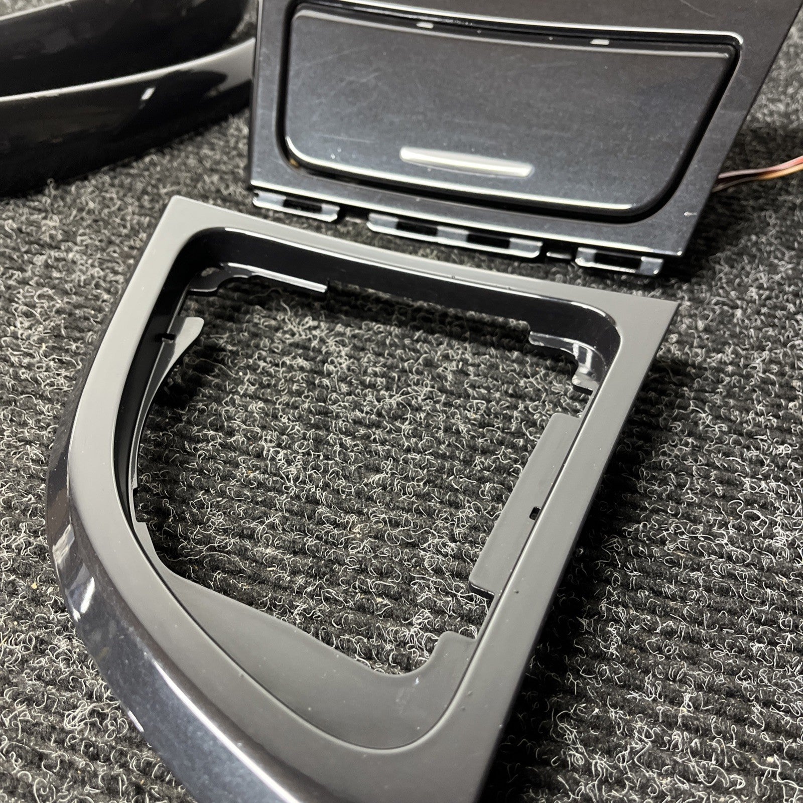 ☑️ 08-13 OEM BMW E82 E88 135 128 Gloss Black Dash Door Interior Trim SET