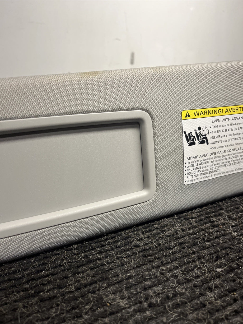 ☑️2012-2016 AUDI A6 S6 A7 S7 Left Sun Visor Set Pair OEM Silver
