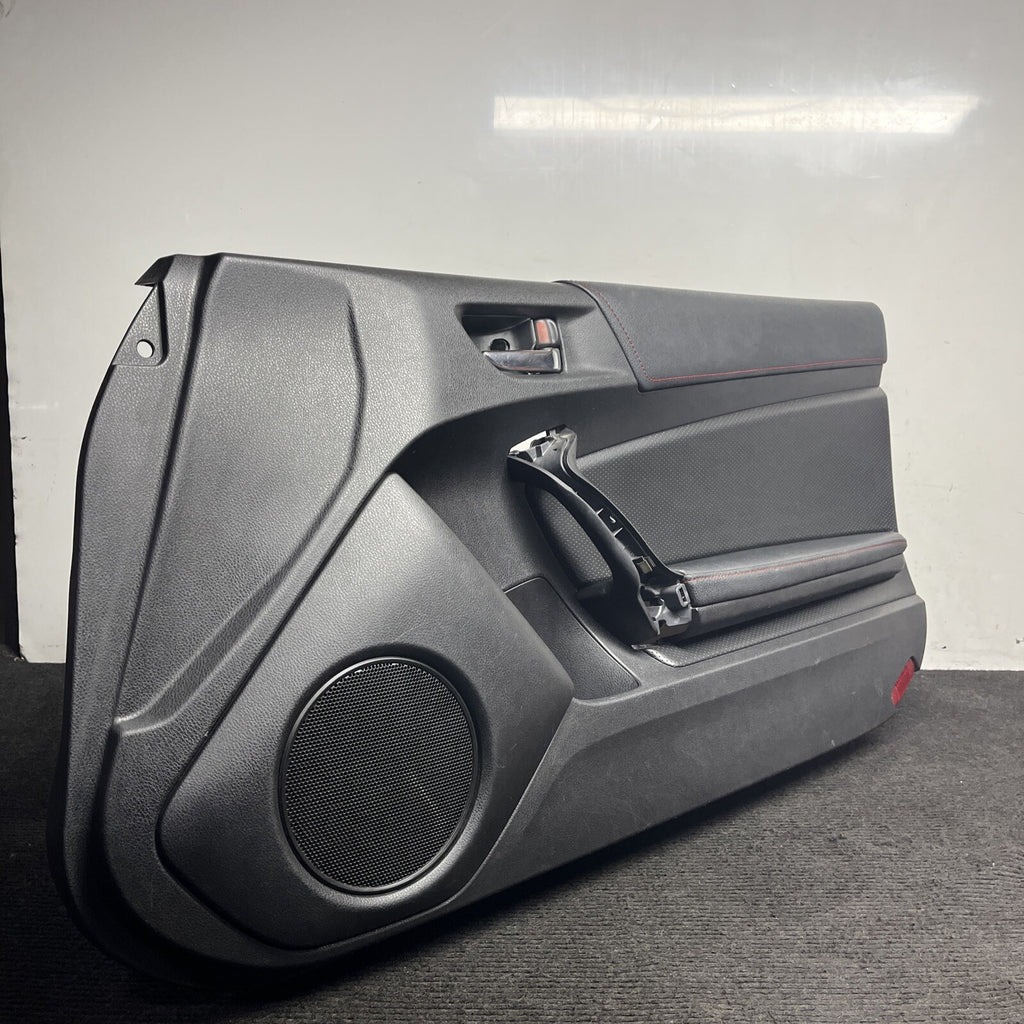☑️ 2013-2016 RH SCION FRS BRZ 86 OEM RED STITCHED DOOR PANELS SPEAKER ARM REST