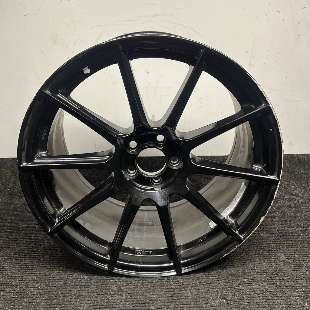 ☑️ 18X9.5 Enkei TS10 Wheel/Rim Gloss Black 5x100 Inset 45