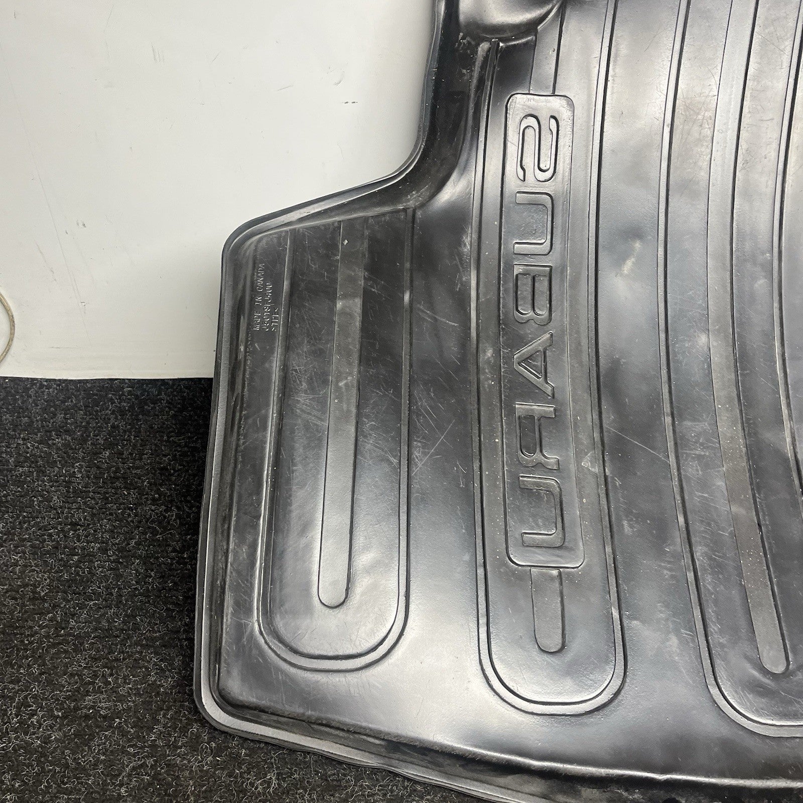 ☑️ 15-21 WRX Black All Weather Rubber Trunk Hatch Floor Mat Liner OEM Factory