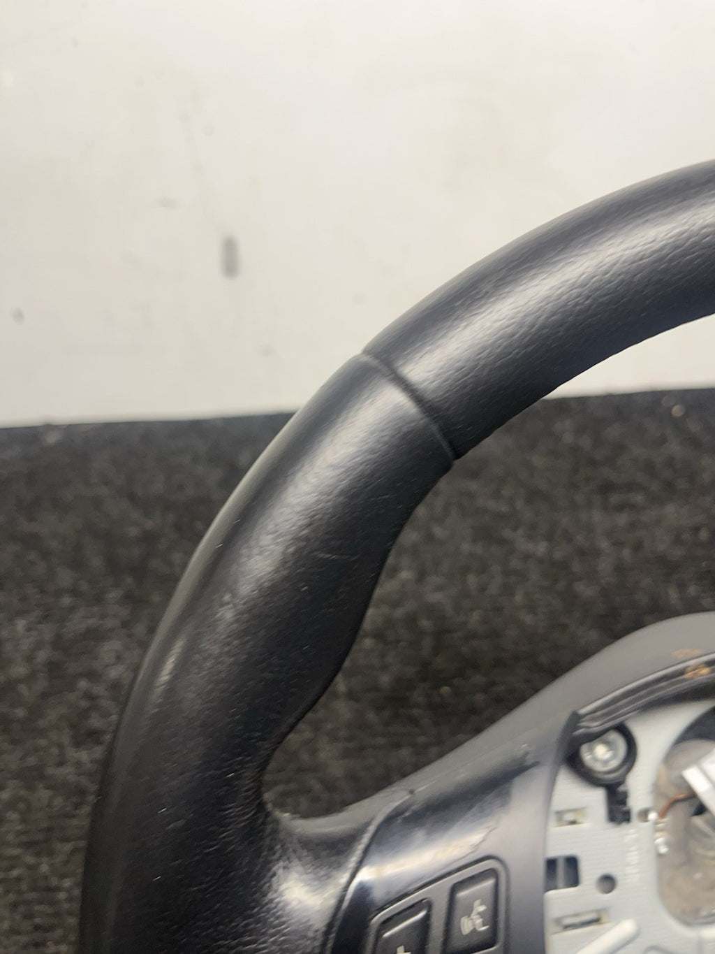 ☑️ 06-10 OEM BMW E92 E93 335 Sport Steering Wheel Black LEATHER Manual