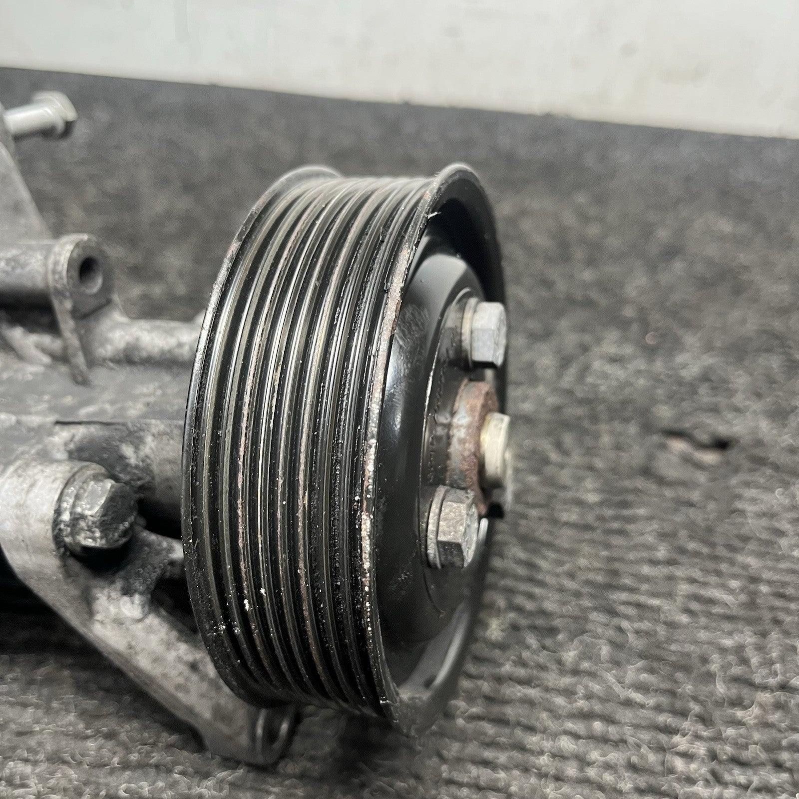 ☑️ 11-14 BMW E70 E71 X5 X6 35XI N55 Power Steering Hydraulic Pump Pulley OEM