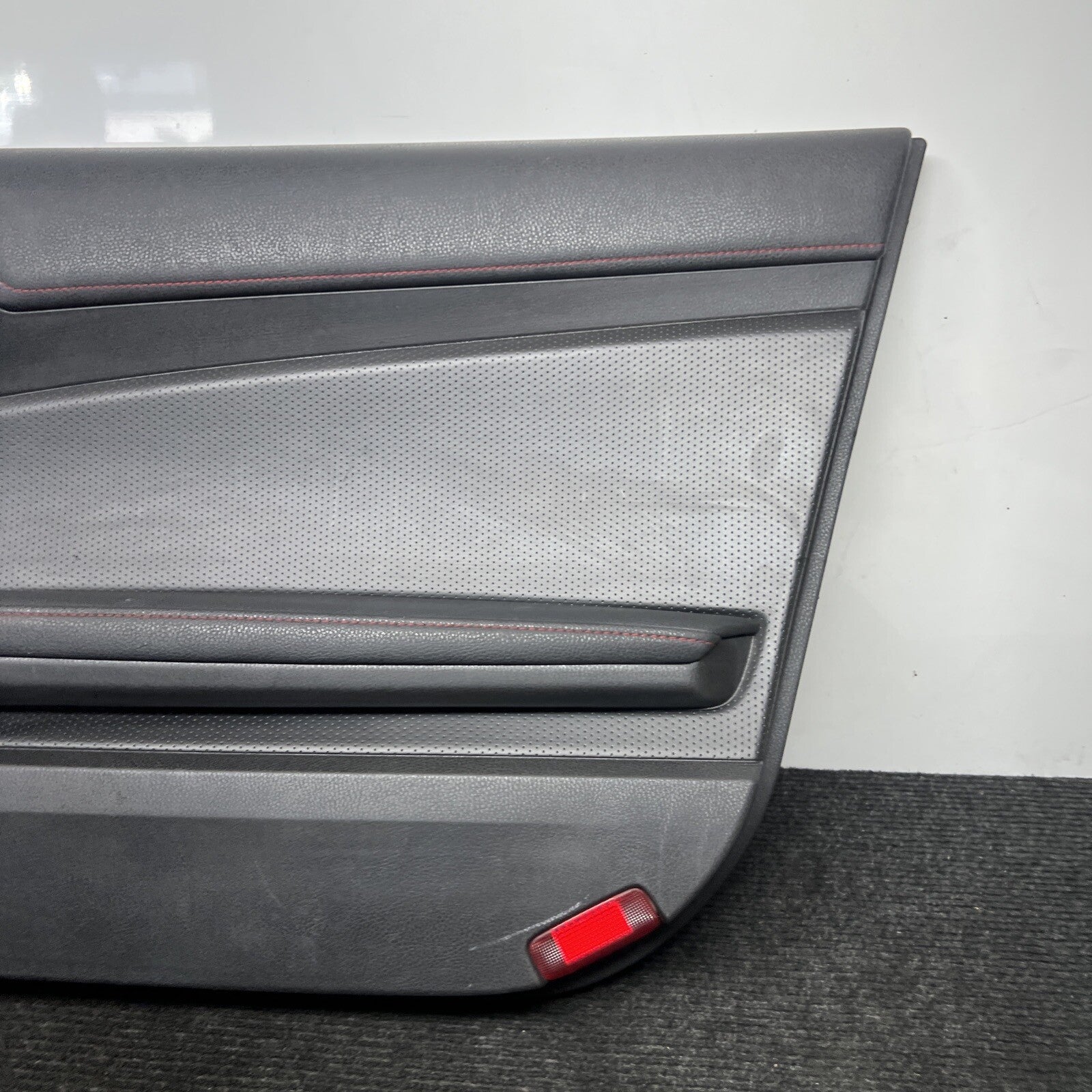 ☑️2015 SCION FRS FR-S BRZ RIGHT PASSENGER DOOR PANEL OEM LEATHER RED STITCH