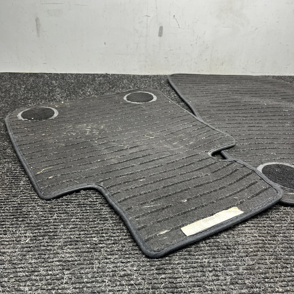 ☑️ Bmw Black Floor Mats Set Part Number 106480-11 OEM 3 And 5 Series
