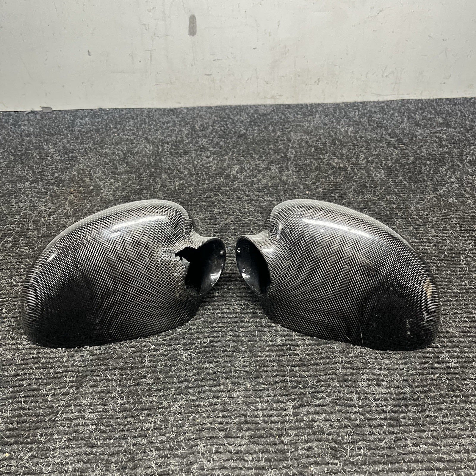 ☑️ Real Carbon Fiber Add-on Side Mirror Cover Caps for BMW M3 E46 2001-2006 NOTE