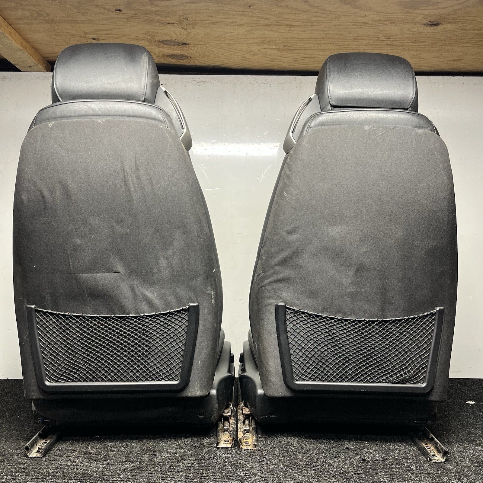 ☑️ 2003-2008 BMW Z4 E85 E86 Seat Pair Leather 8-Way Power Heated NOTE