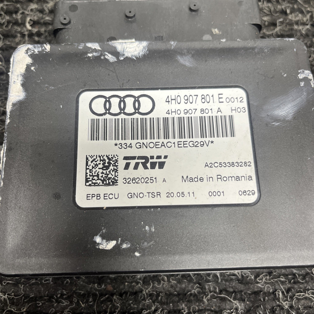 ☑️ 2012 - 2018 Audi A7 Rear Right  Parking Brake Control Module 4H0907801 OEM