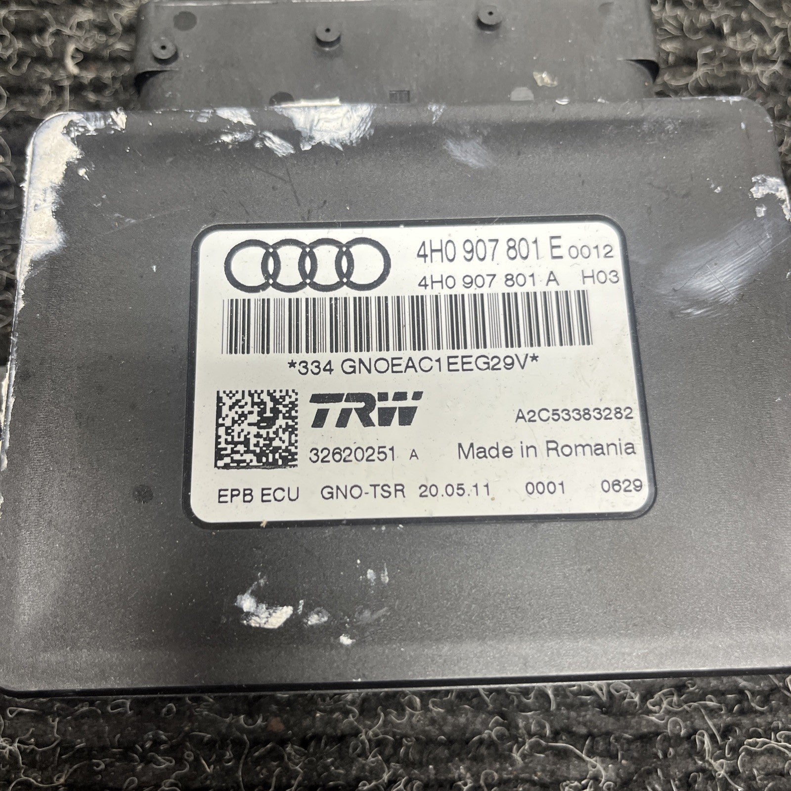 ☑️ 2012 - 2018 Audi A7 Rear Right  Parking Brake Control Module 4H0907801 OEM