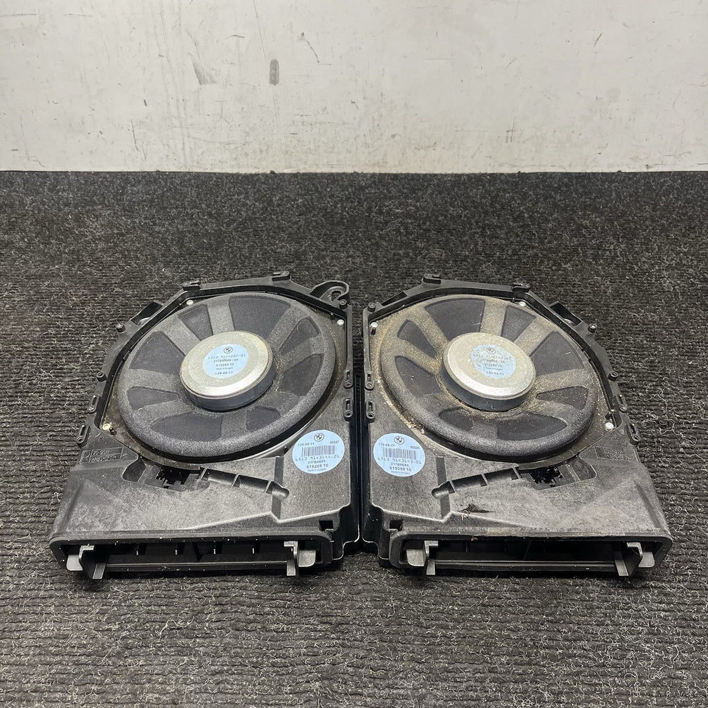 ☑️ 06-13 OEM BMW E82 E90 E92 E93 HiFi Hi-Fi Bass Audio Speaker Sub Subwoofer SET