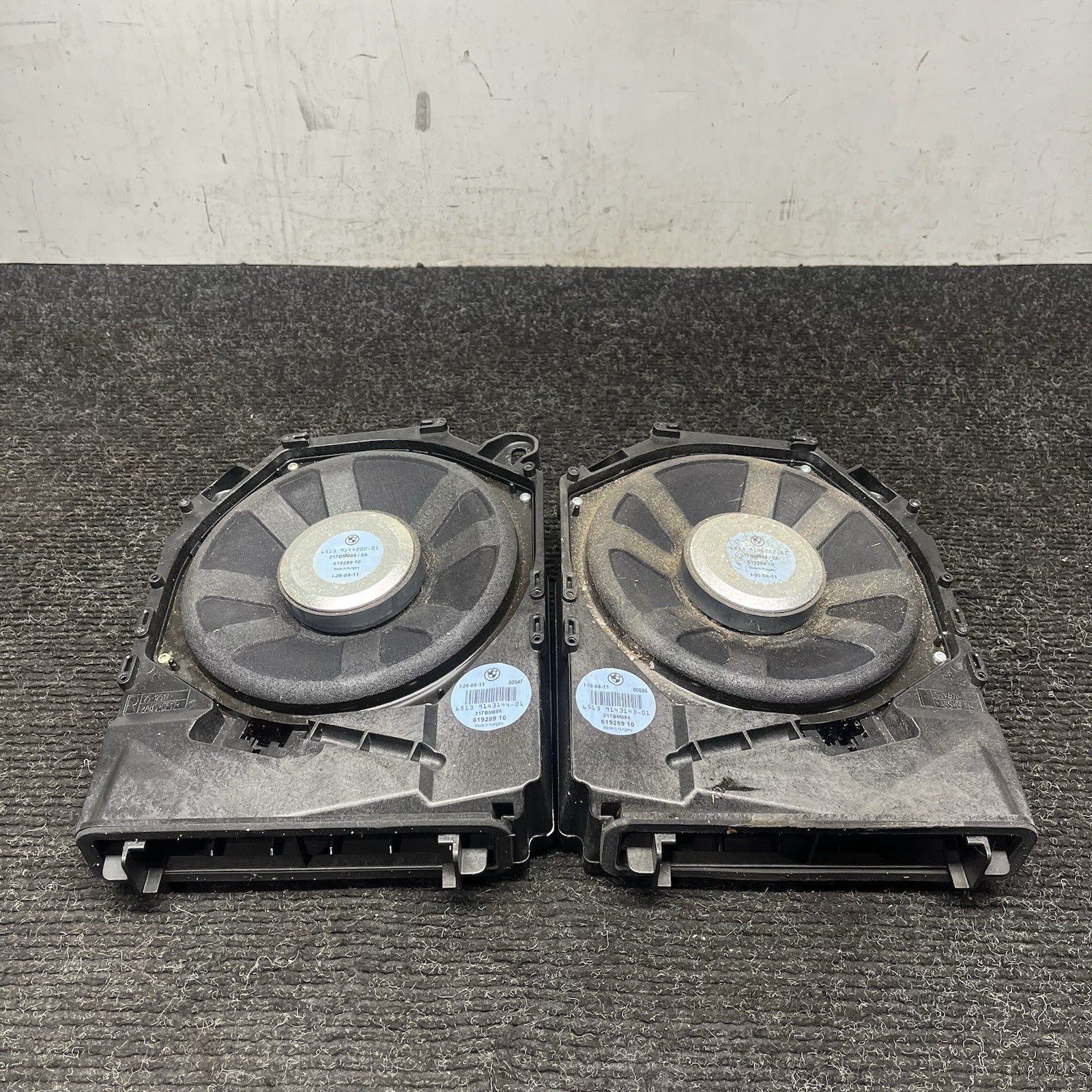 ☑️ 06-13 OEM BMW E82 E90 E92 E93 HiFi Hi-Fi Bass Audio Speaker Sub Subwoofer SET