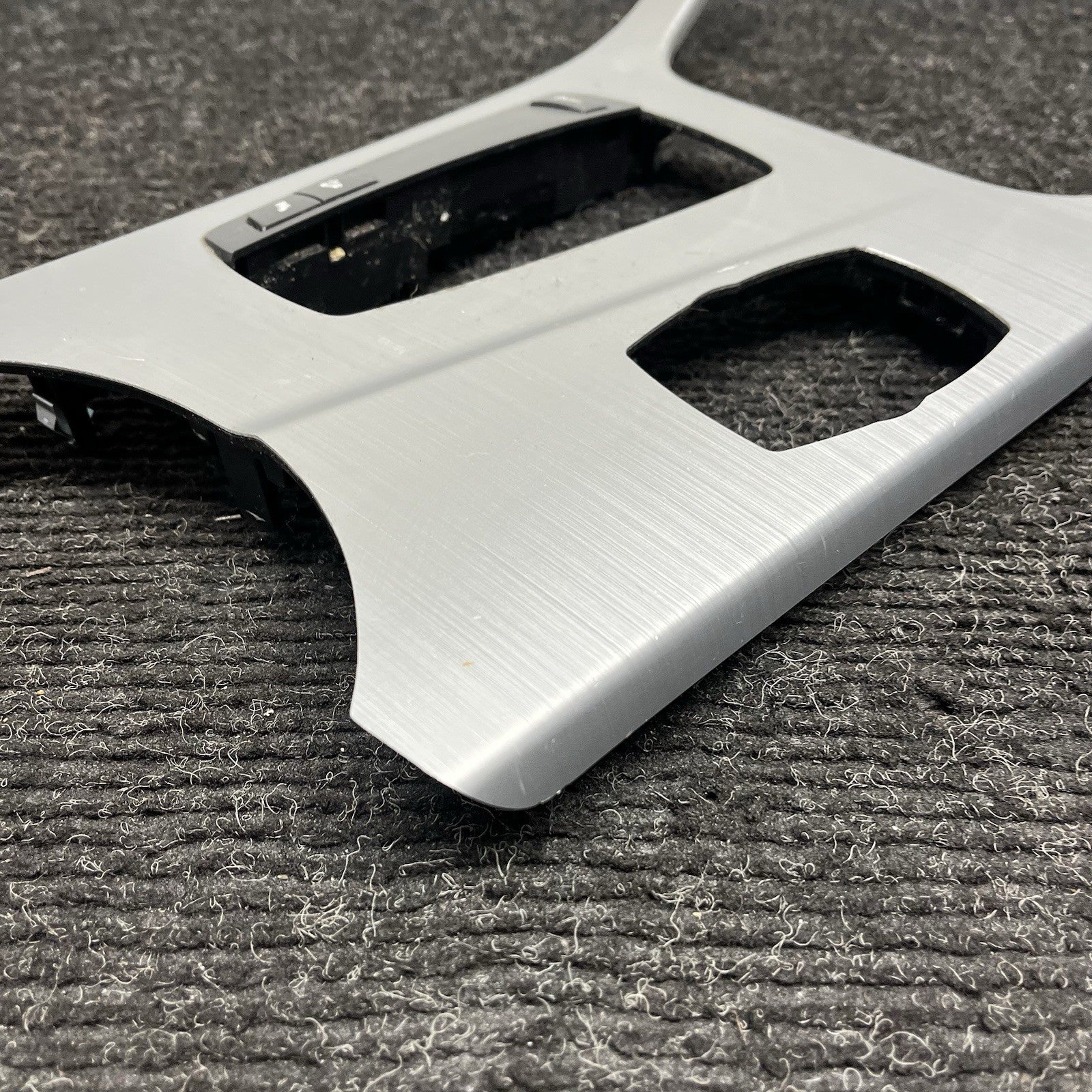 ☑️ 2011-2018 BMW X3 X4 F25 F26 FRONT CENTER CONSOLE SHIFTER TRIM PANEL ALUMINUM