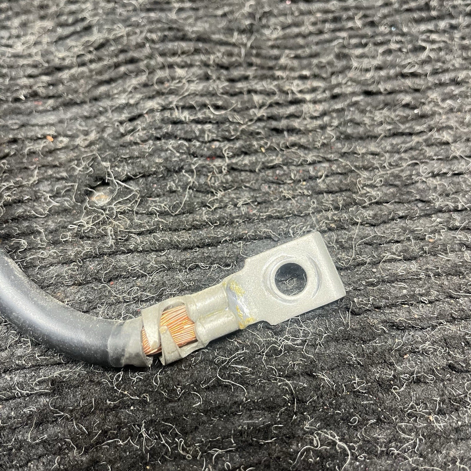 ☑️ 06-13 OEM BMW E90 E92 E93 335 M3 Battery Negative Cable Terminal IBS Ground