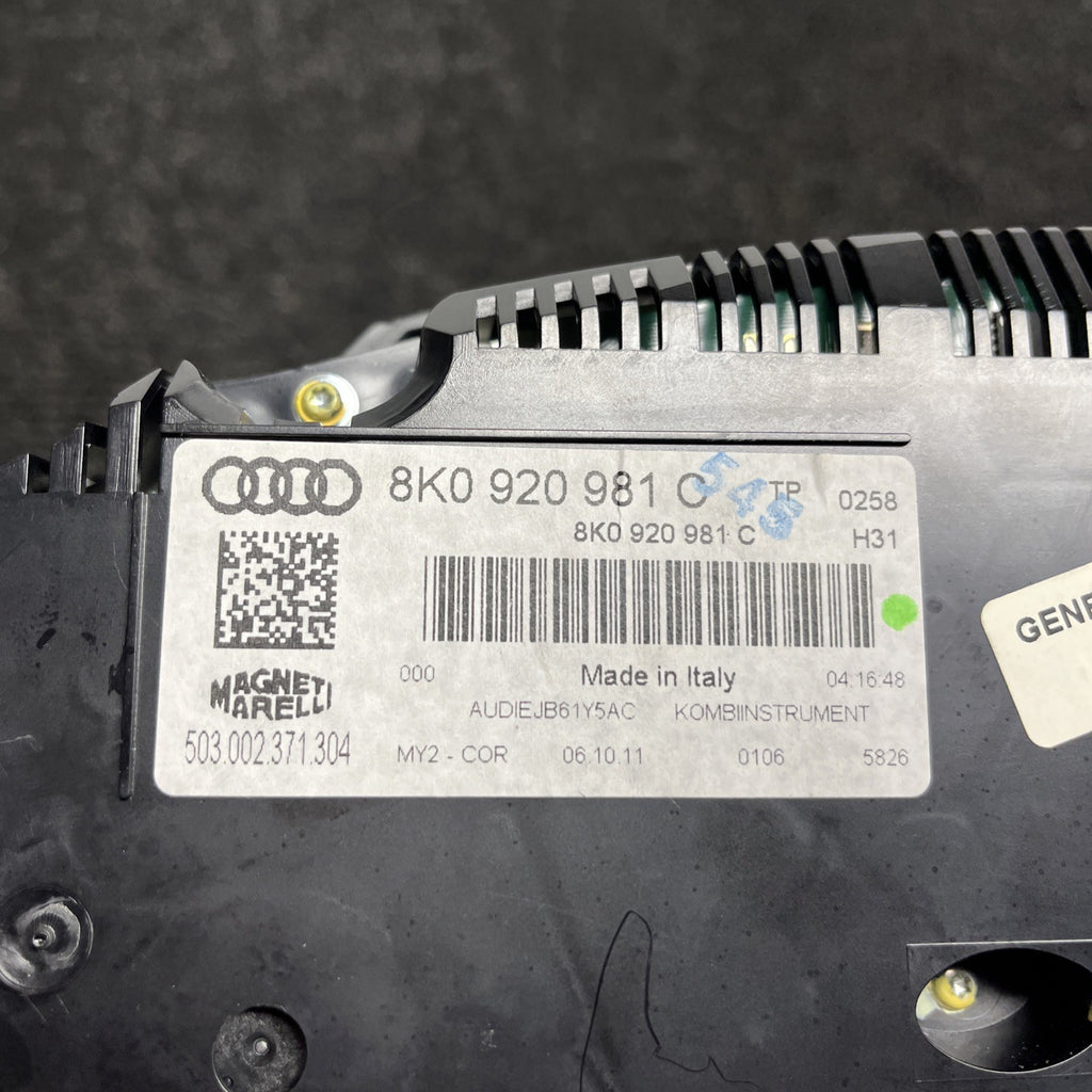 ☑️ 2013-2016 AUDI A4 OEM 109k  INSTRUMENT GAUGE CLUSTER 8K0920983A