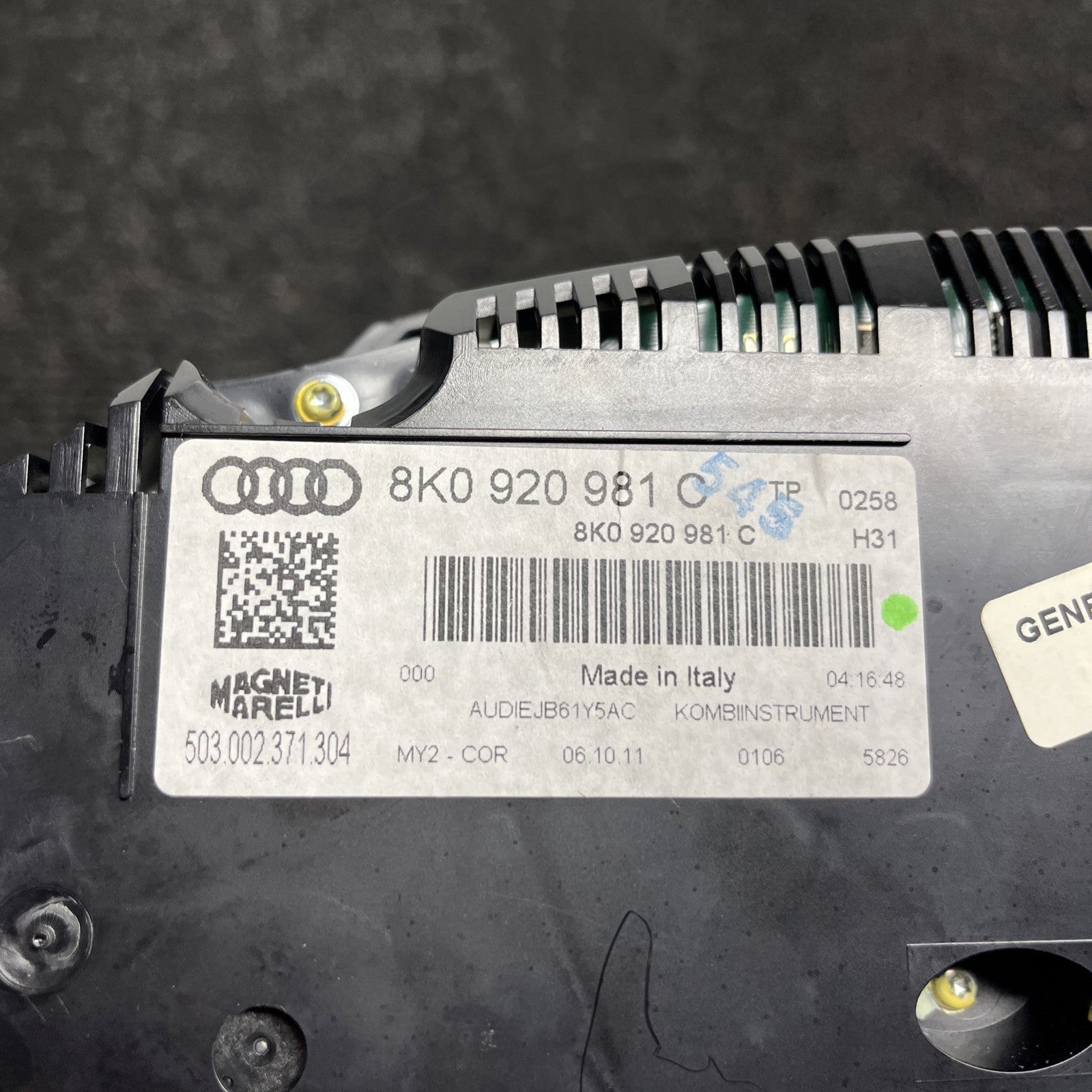 ☑️ 2013-2016 AUDI A4 OEM 109k  INSTRUMENT GAUGE CLUSTER 8K0920983A