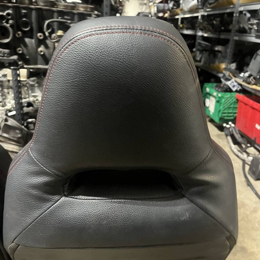 ☑️ 2008-14 SUBARU WRX STI LIMITED OEM FRONT LEATHER SEAT PAIR LEFT RIGHT FACTORY