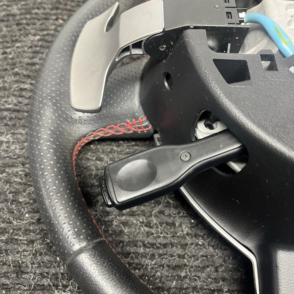 ☑️ 2013-2016 SCION FRS Subaru BRZ OEM Steering wheel Red Stitched Shift Paddles