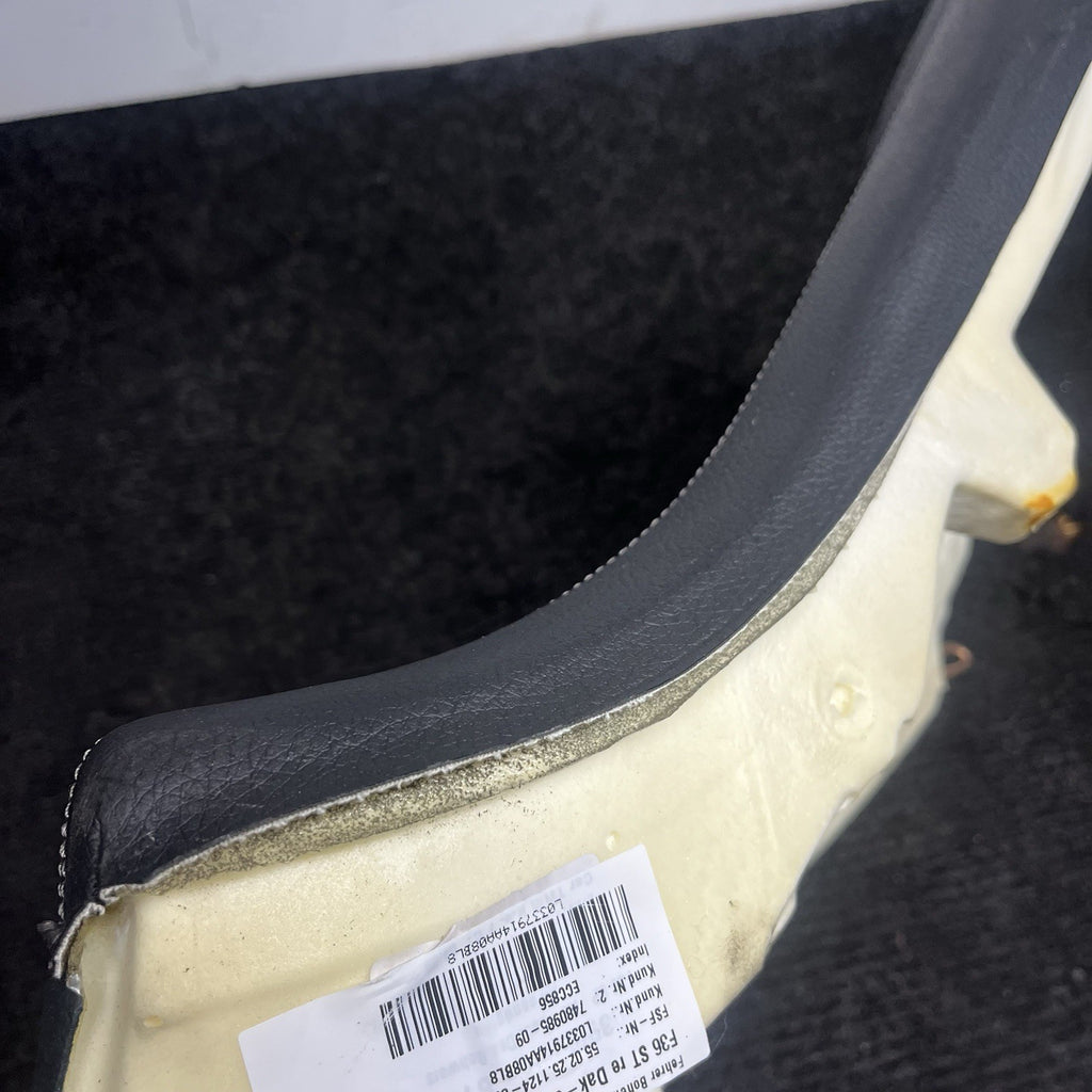 ☑️ 2015-2018 BMW 428ix F36 OEM Left Rear Seat Bolster Black Leather
