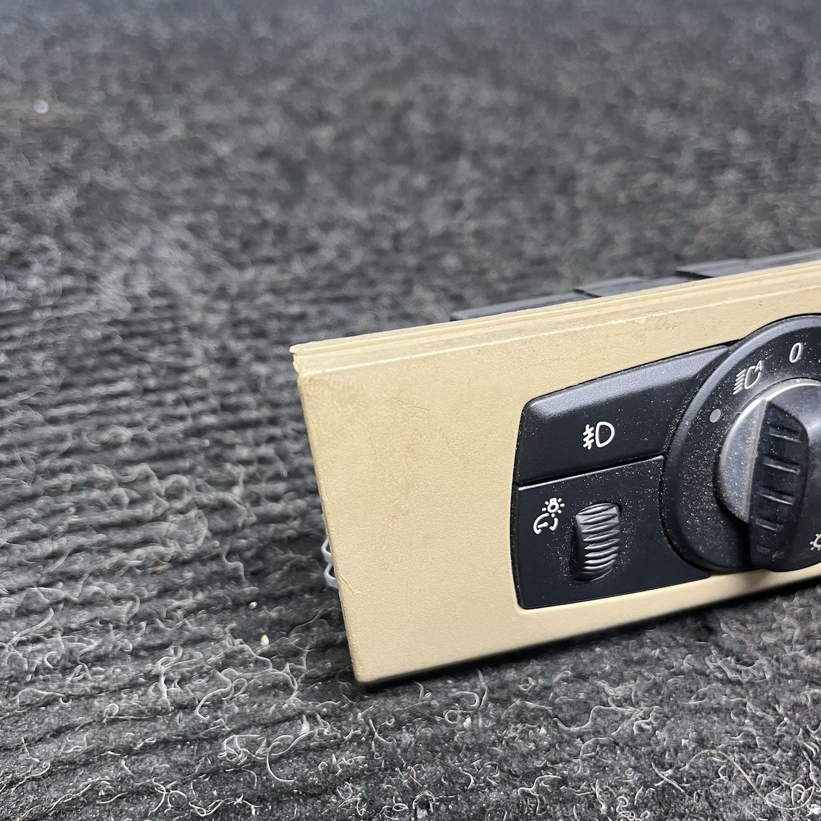 ☑️ 07-13 OEM BMW E92 E93 328 335 Headlight Switch Control Panel Light Tan