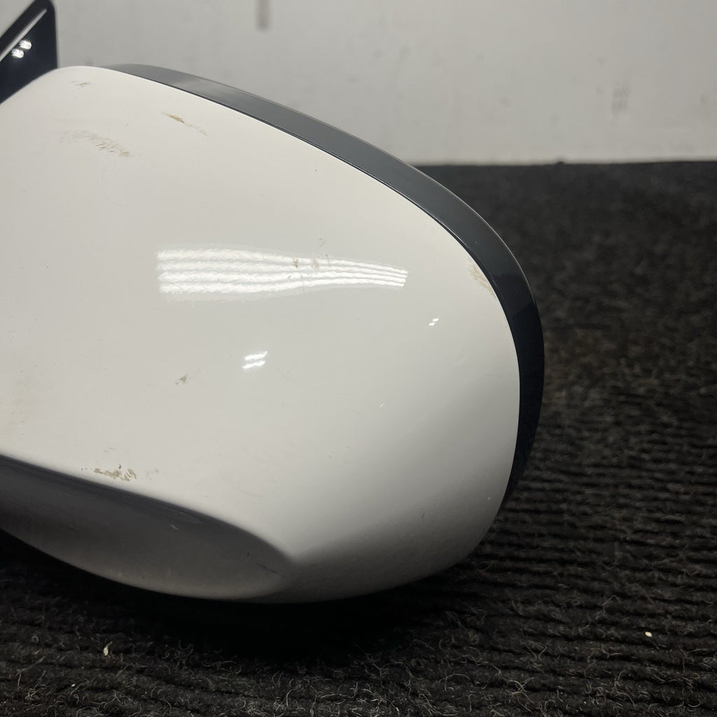 ☑️ 10-13 OEM BMW E82 E88 Front Left Driver Side Heated Mirror Assembly White