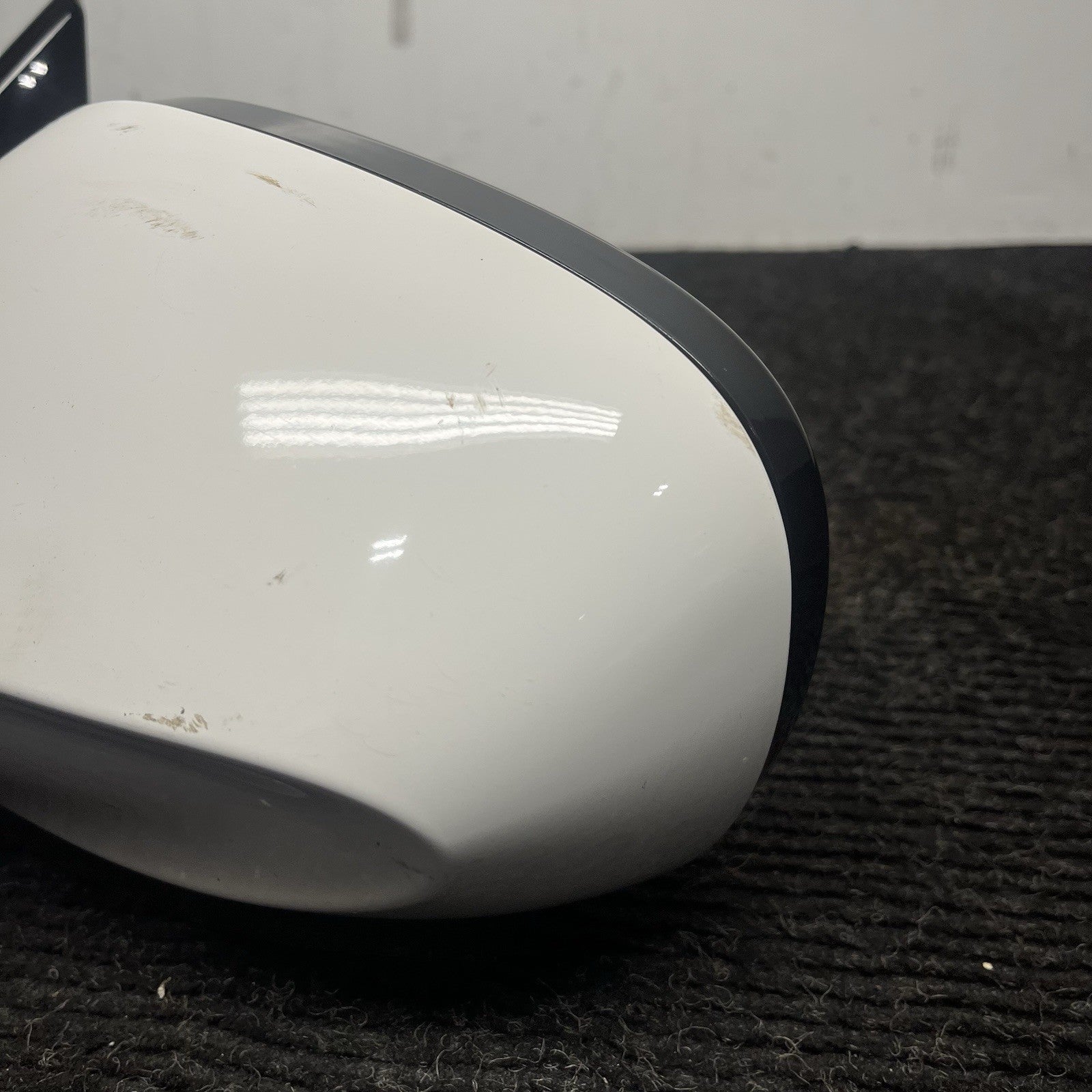 ☑️ 10-13 OEM BMW E82 E88 Front Left Driver Side Heated Mirror Assembly White