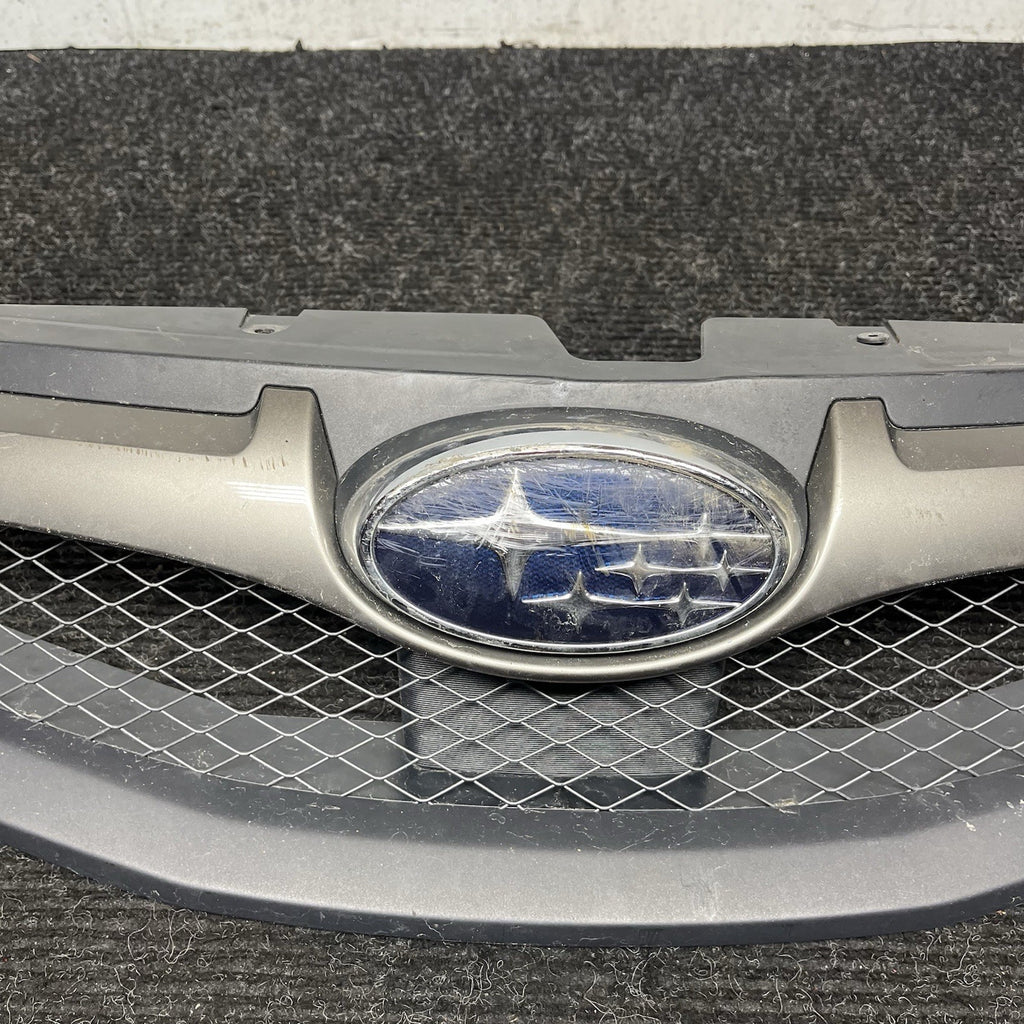 ☑️ OEM 2008-2012 Subaru Impreza WRX Gray Sport Grille Subaru Logo