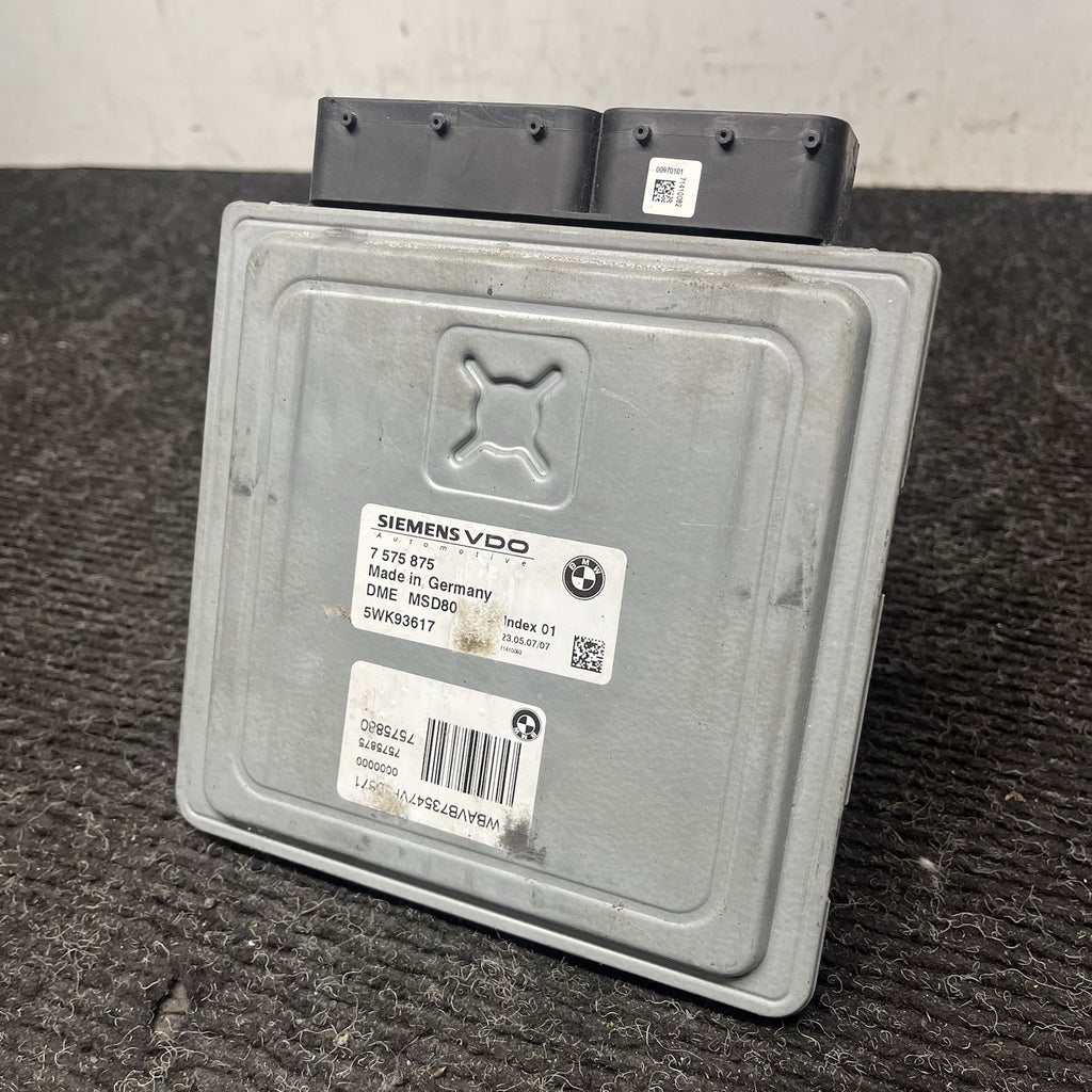 ☑️ 07-08 OEM BMW E92 DME ECU CAS Engine N54 Control Unit Computer MSD80