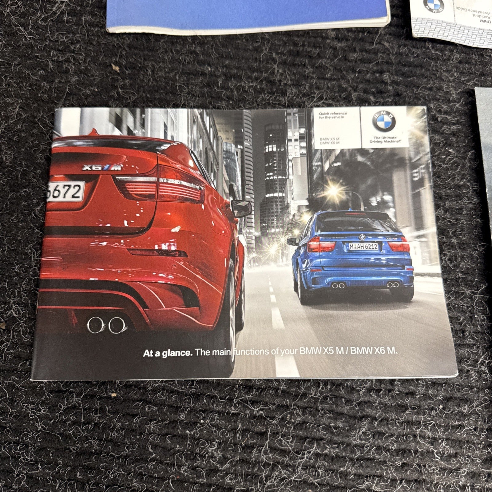 ☑️ 2010-2013 OEM BMW E70 E71 X5M X6M Owners Manual Book w/ Wallet SET