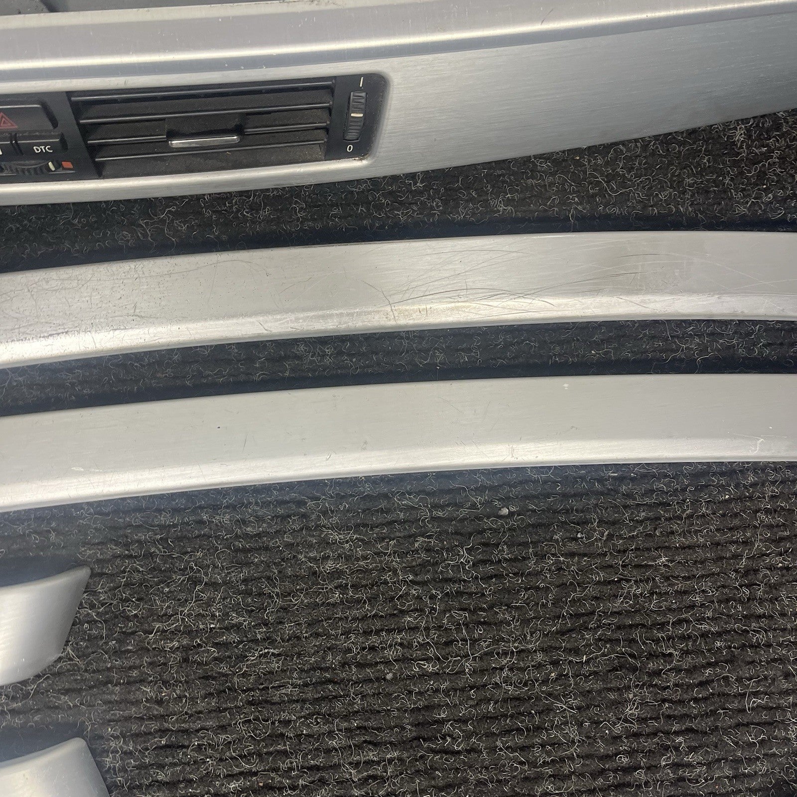 ☑️ BMW 2007-2013 E93 Aluminum Brushed Interior Trim Dash Door Panels Set OEM