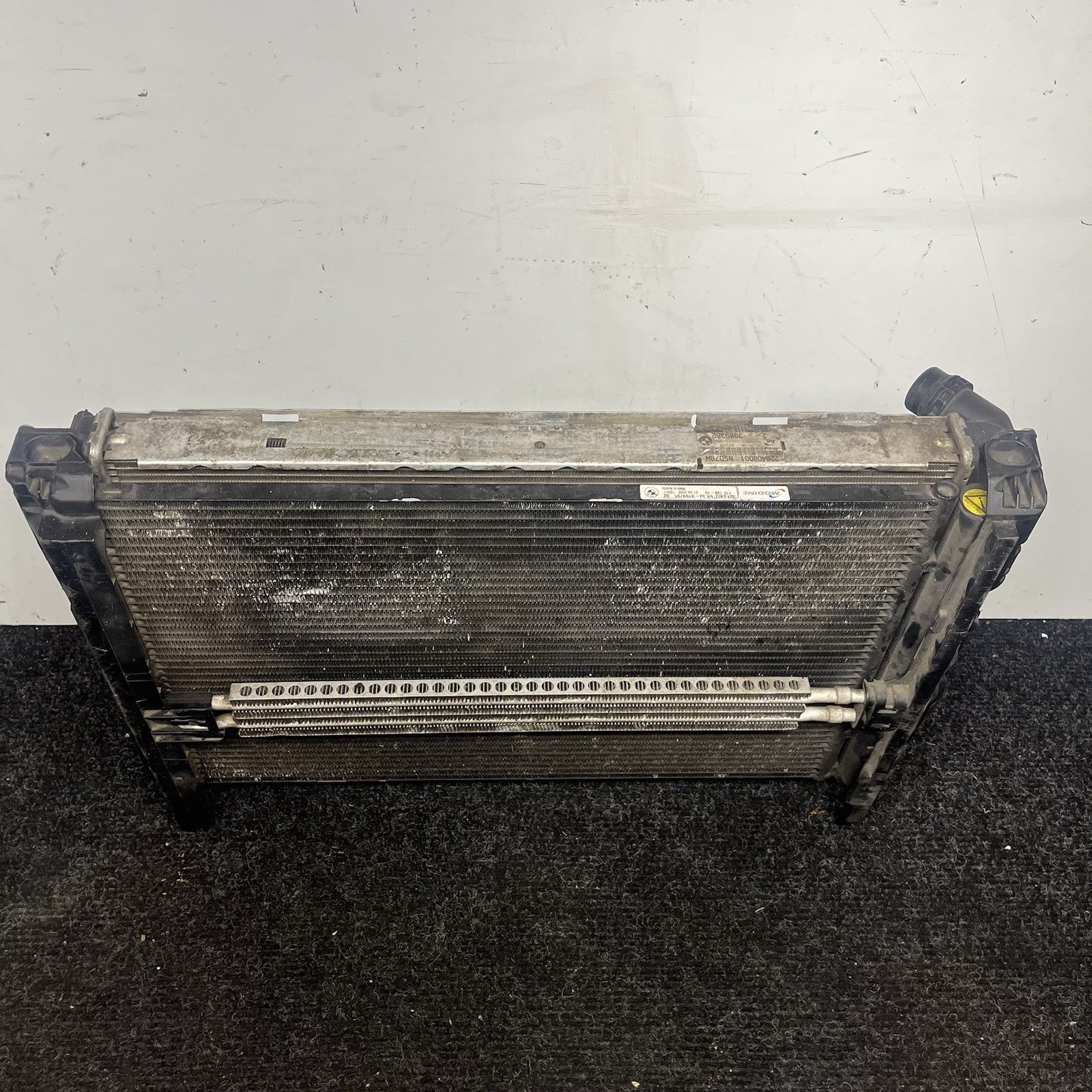 ☑️ 08-13 BMW E90 E92 E93 M3 S65 Main Radiators AC Condenser Assembly OEM