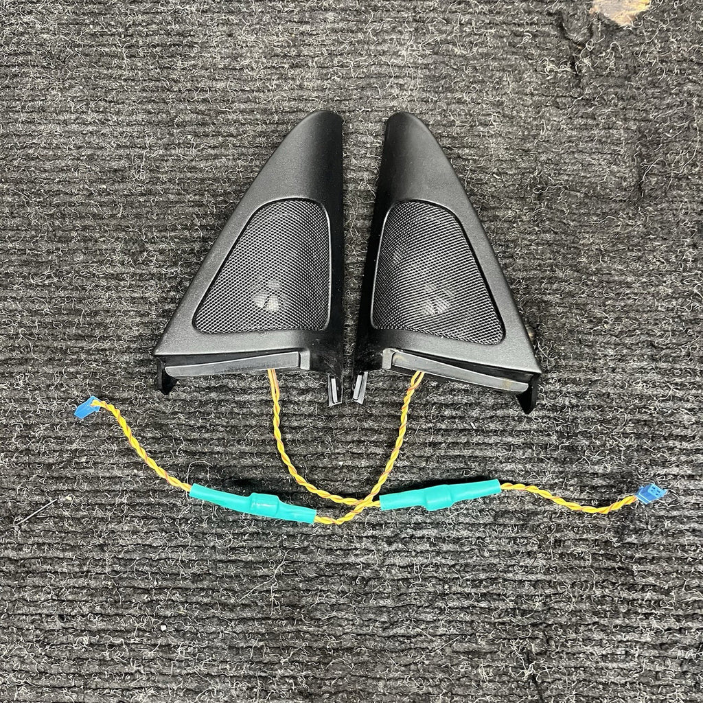 ☑️ 07-13 OEM BMW E92 E93 335 M3 Front Left Right Door Tweeter Speaker Cover SET