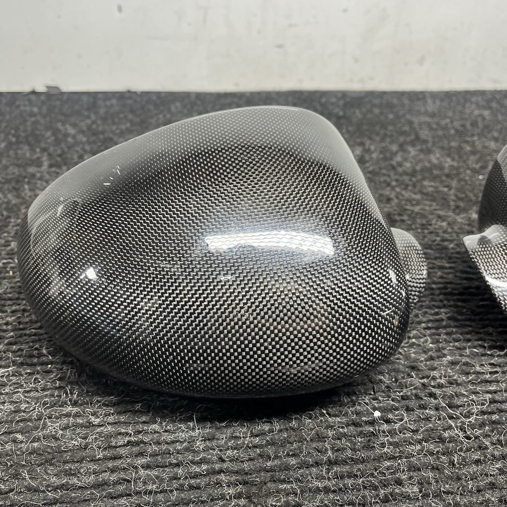 ☑️ Real Carbon Fiber Add-on Side Mirror Cover Caps for BMW M3 E46 2001-2006 NOTE