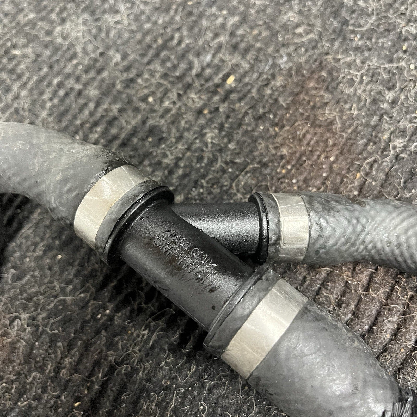☑️ 08-19 BMW E70 F15 X5 Engine Radiator Coolant Water Hose Line Set OEM
