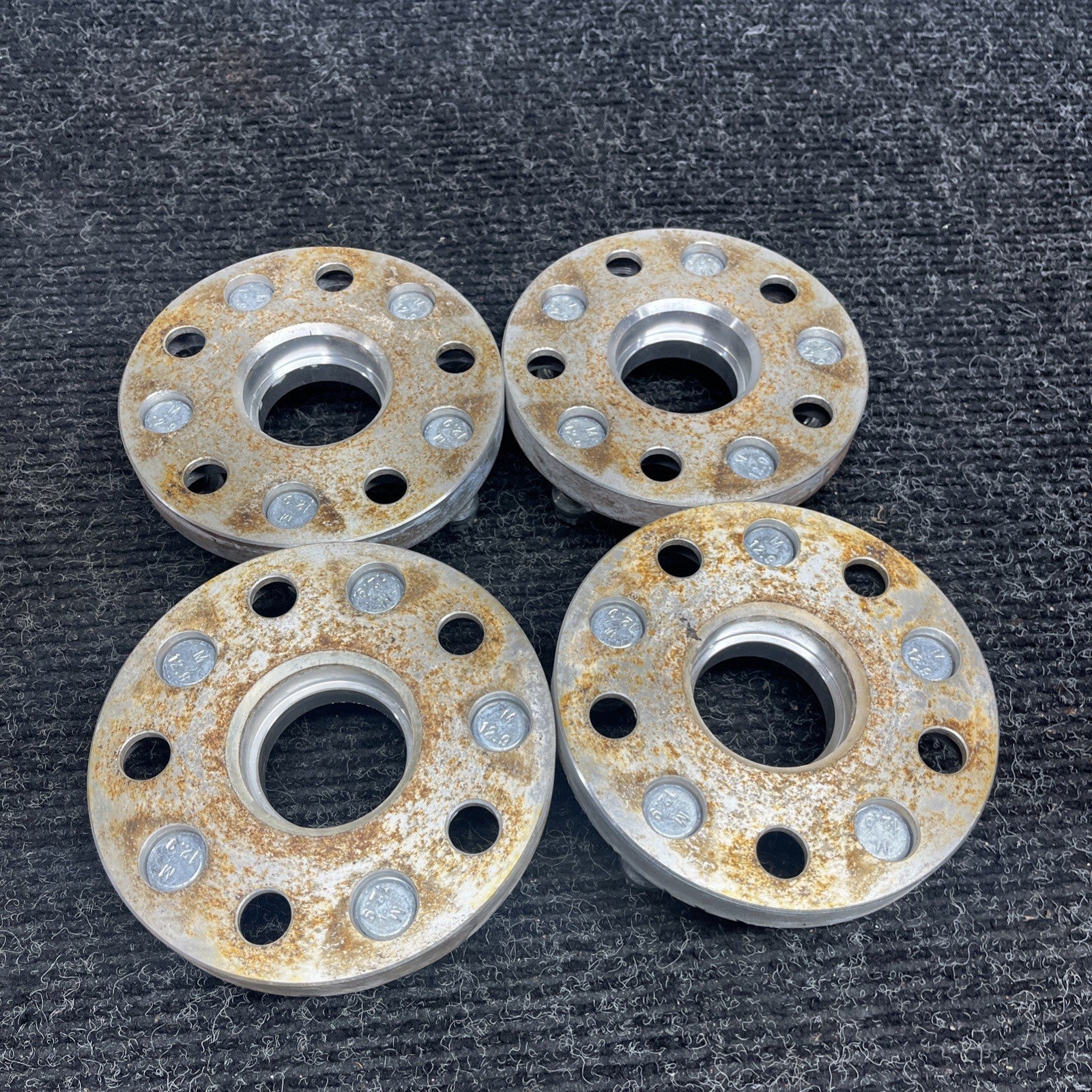☑️4x 20mm Black Hubcentric Wheel Spacers 5x100  BRZ impreza legacy Forester 86