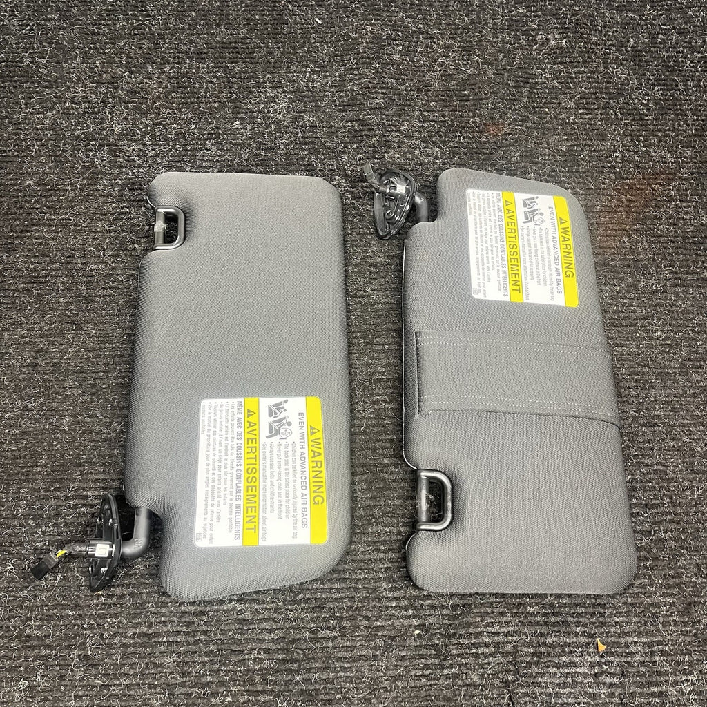 ☑️ 2015-2019 Subaru WRX STI Left Driver Passenger Right Sun Visor Pair OEM 15-19