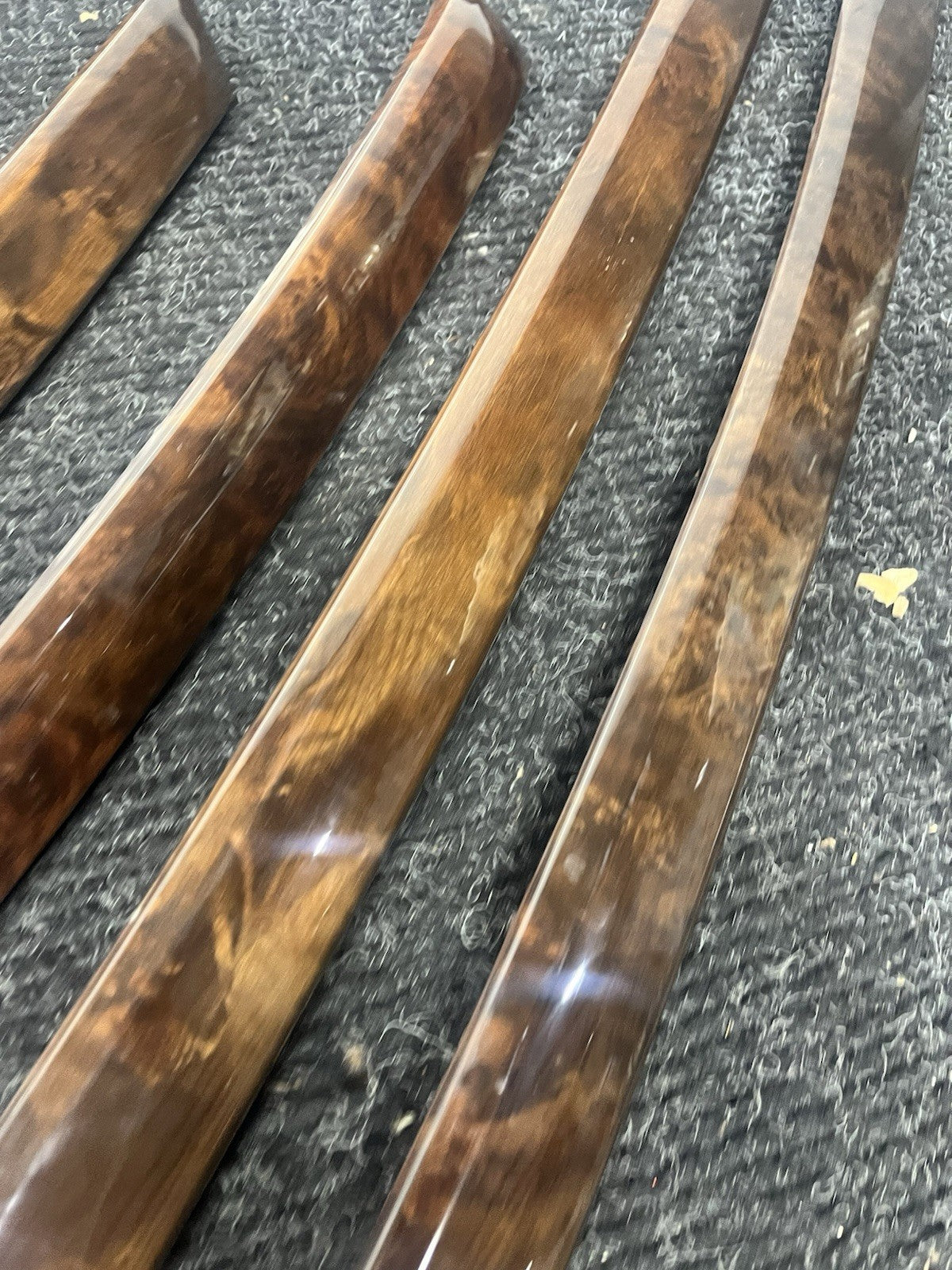 ☑️ 06-11 BMW 3 SERIES E92 COUPE INTERIOR CONSOLE DOOR DASH TRIM SET WOOD GRAIN