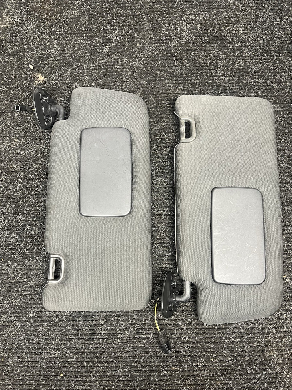 ☑️ 2015-2021 SUBARU WRX RIGHT LEFT SUNVISOR SUN VISOR SET ILLUMINATED W/MIRROR