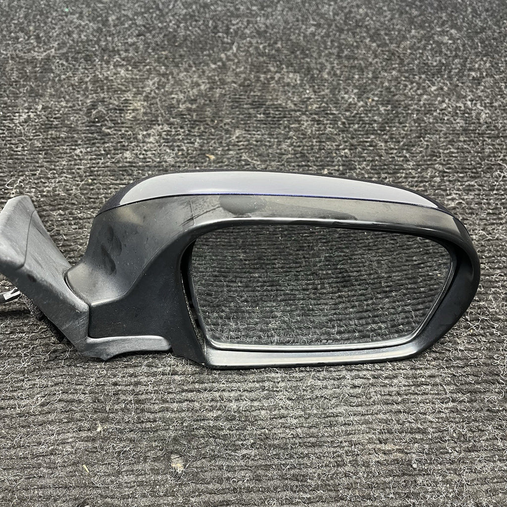 ☑️ 2008-2014 Subaru WRX STI RH Right Passenger Door Mirror DGM Dark Blue OEM