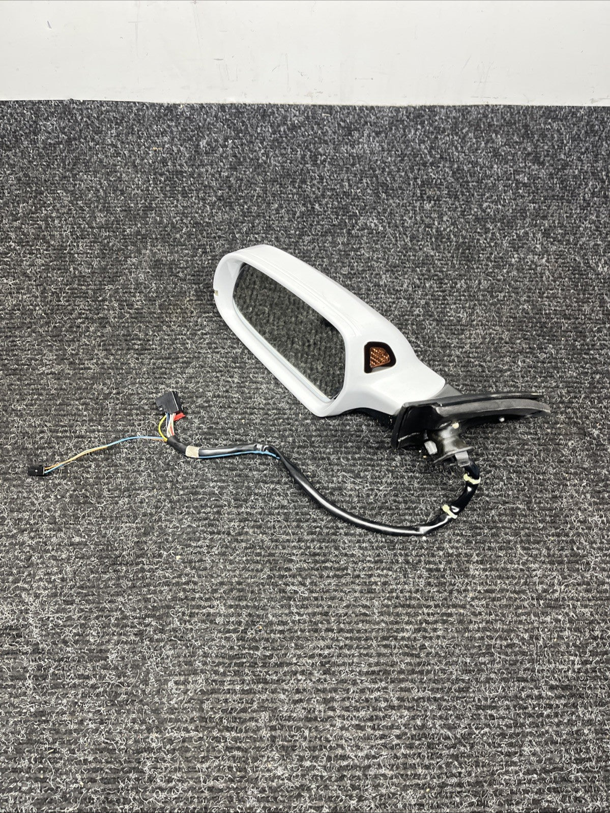 ☑️ 10-16 AUDI B8 S4 A4 FRONT LEFT SIDE EXTERIOR DOOR MIRROR ALUMINUM AUTODIM OEM