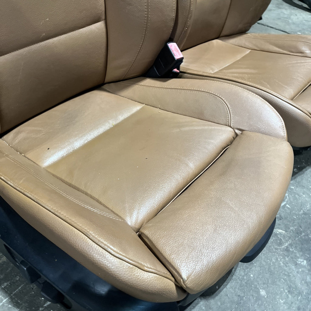 ☑️ 07-13 OEM BMW E92 Front Left Right SPORT Seats Black Dakota Leather HEATED