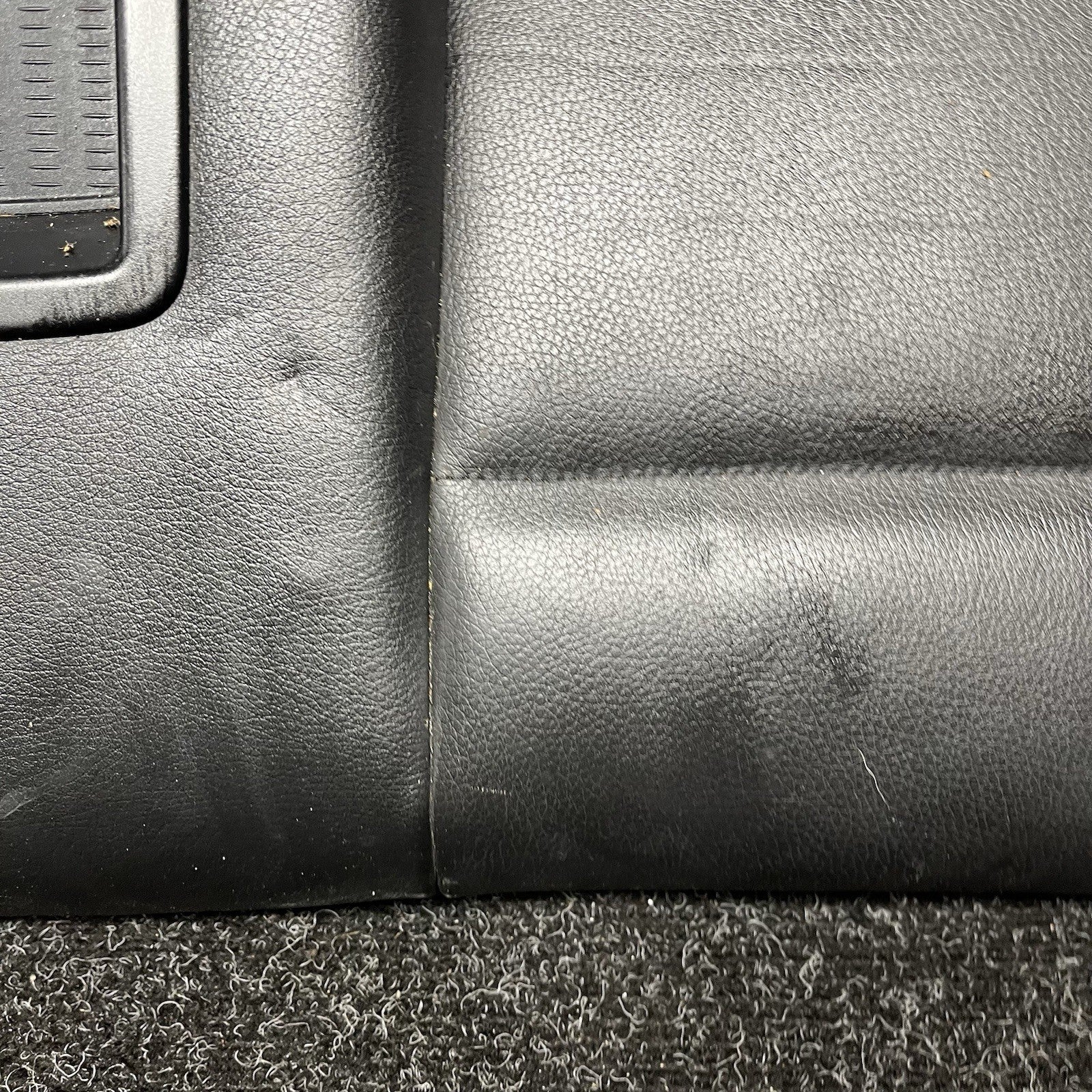 ☑️ 08-13 OEM BMW E82 E88 128 135 Rear Seat Lower Cushion Leather Boston Black