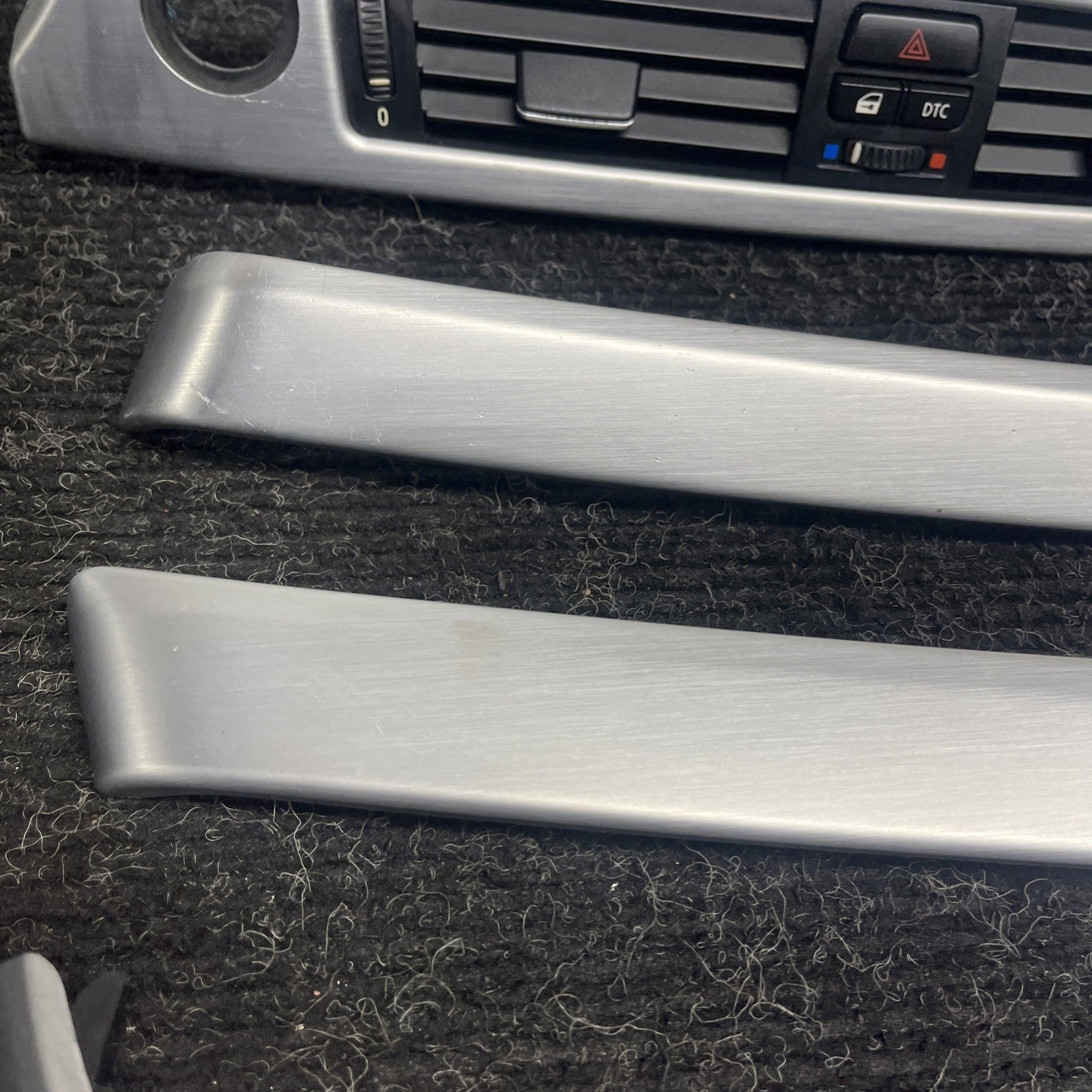 ☑️ 06-11 BMW 3 SERIES E90 SEDAN INTERIOR CONSOLE DOOR DASH TRIM SET ALUMINUM