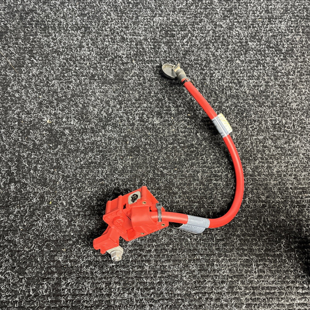 ☑️ 06-13 OEM BMW E82 E90 E92 E88 Battery Plus Pole Terminal Positive Red Cable