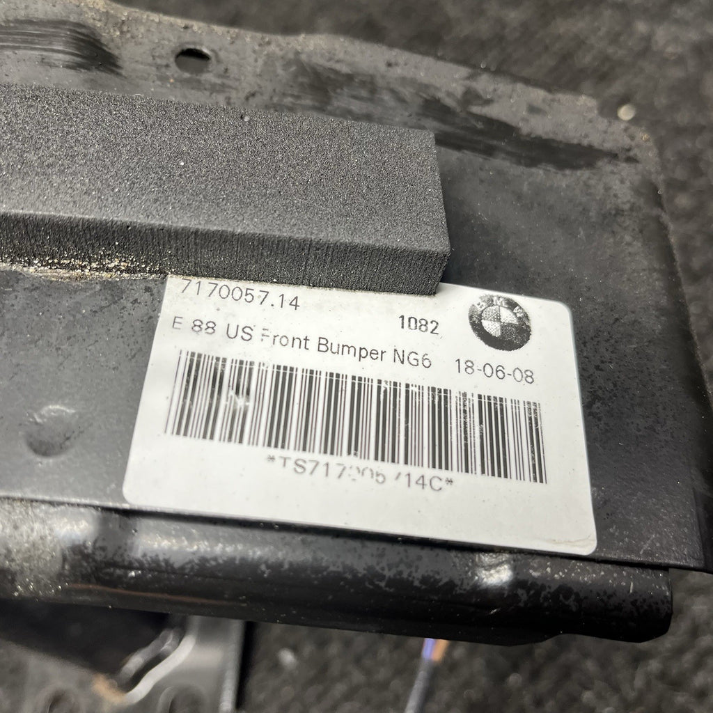 ☑️ OEM BMW E82 E88 128i 135i Front Support Frame Bumper Reinforcement Rebar Bar